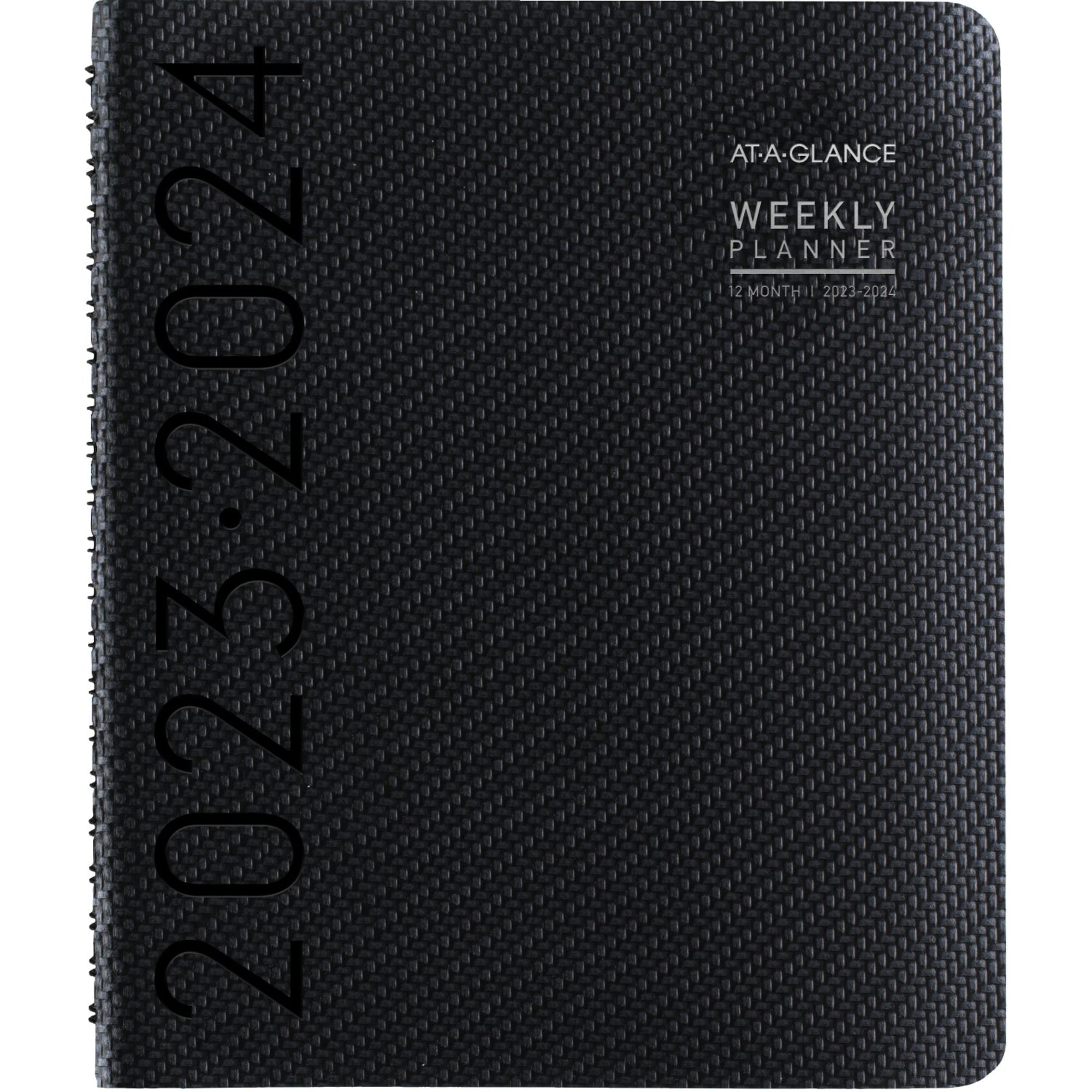 2023-2024 AT-A-GLANCE® Contemporary Academic Weekly/Monthly Planner, 8-1/4" x 11", Graphite, July 2023 To June 2024, 70957X45