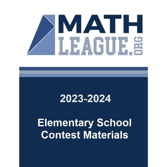 2023-2024 Elementary School Contest Materials, (Paperback)