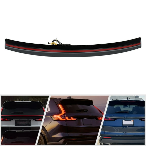 2023-2024 Honda CRV LED Tail Light with Dynamic Turn Signal, Red Lens, Black Housing, Direct Replacement, Braking and Driving Light Bulbs Included
