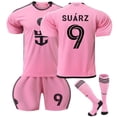 thumbnail image 1 of 2023-2024 Mens/Kids Soccer Game Soccer Fans #9 Suarz Jerseys Soccer Team Shirts, 1 of 5