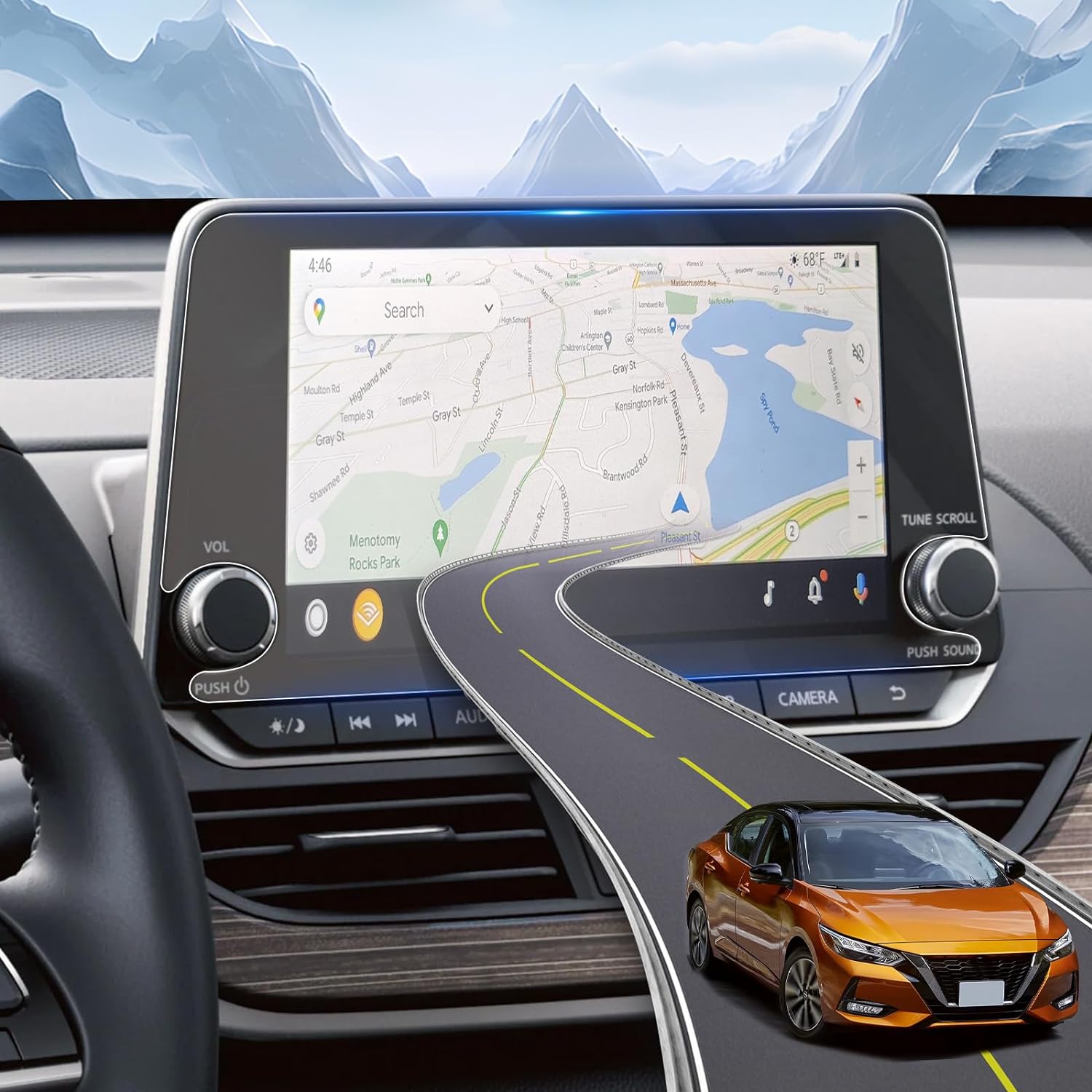 2023 2024 Rogue SV Screen Protector 8” for Nissan Rogue SV SL 20212023