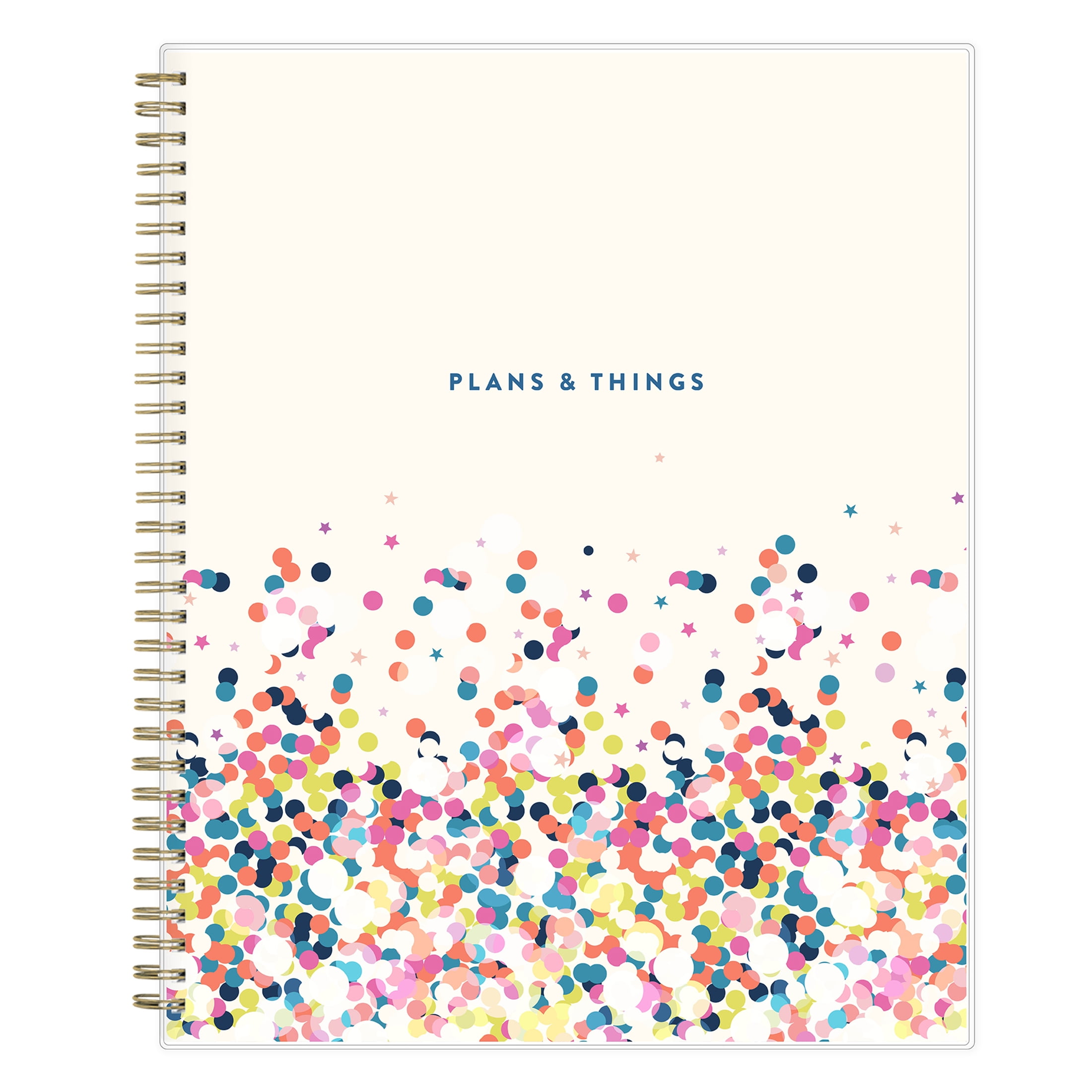 Blue Sky 2023-2024 Star Confetti Student Weekly Monthly Planner