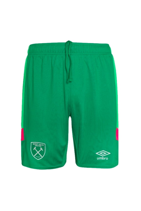 2023-2024 West Ham Goalkeeper Shorts (Green) - Kids