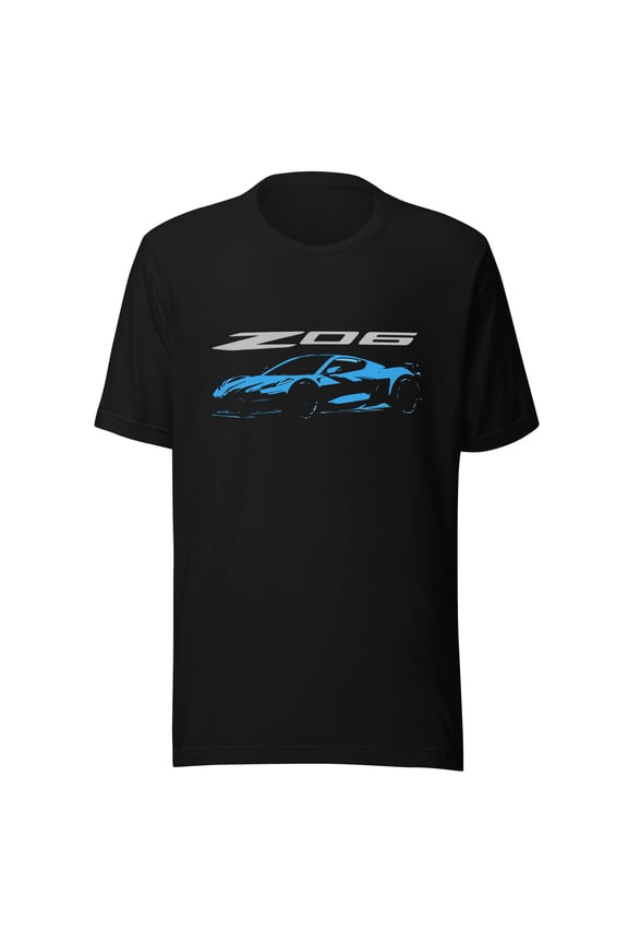 2023 2024 vette Z06 C8 Rapid Blue Vette Drivers Unisex t-shirt