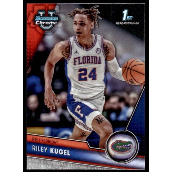 2023-24 BOWMAN UNIVERSITY CHROME #38 RILEY KUGEL FLORIDA GATORS