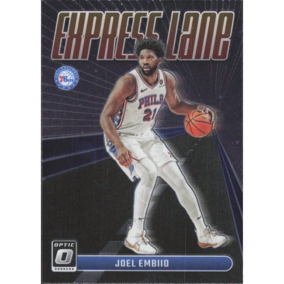 2023-24 DONRUSS OPTIC EXPRESS LANE #21 JOEL EMBIID PHILADELPHIA 76ERS