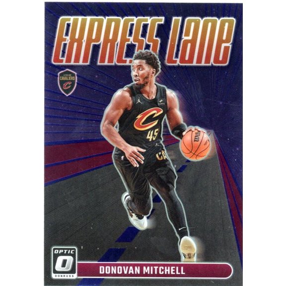 2023-24 DONRUSS OPTIC EXPRESS LANE PURPLE #19 DONOVAN MITCHELL CLEVELAND CAVALIERS
