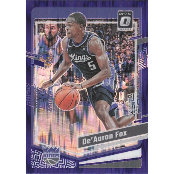 2023-24 DONRUSS OPTIC PURPLE #52 DE'AARON FOX SACRAMENTO KINGS