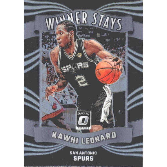 2023-24 DONRUSS OPTIC WINNER STAYS HOLO #18 KAWHI LEONARD SAN ANTONIO SPURS