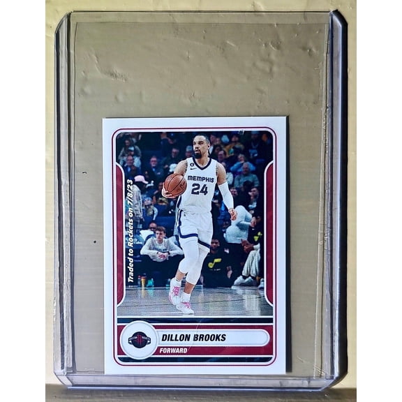 2023-24 Dillon Brooks Panini NBA Basketball #343 Sticker Houston Rockets