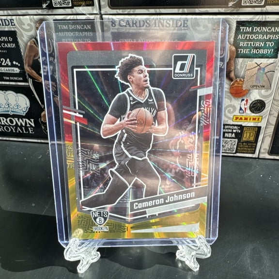 2023-24 Donruss Cameron Johnson Gold Laser
