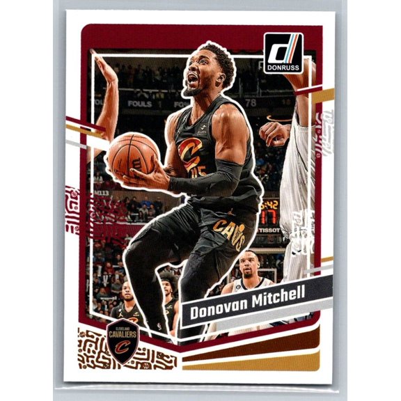 2023-24 Donruss Basketball Card Donovan Mitchell #140 Cleveland Cavaliers