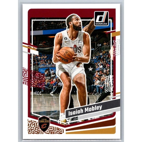 2023-24 Donruss Basketball Card 66 Isaiah Mobley Cleveland Cavaliers