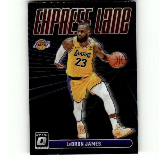 2023-24 Donruss Optic Express Lane #9 LeBron James Los Angeles Lakers  NBA Basketball Trading Card