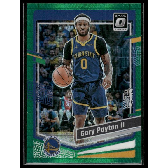 2023-24 Donruss Optic Gary Payton II Golden State Warriors #80 Hyper Green Trading Card