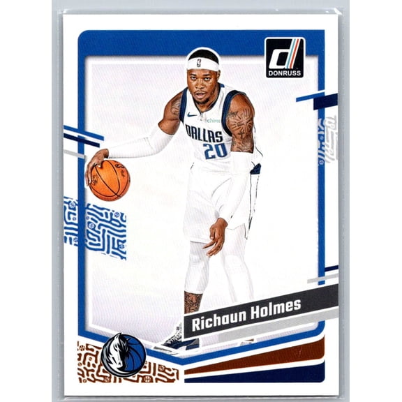 2023-24 Donruss Richaun Holmes #10 Dallas Mavericks Basketball Card