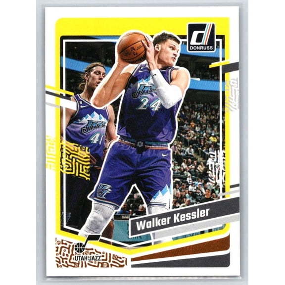 2023-24 Donruss Walker Kessler #80 Near Mint NBA Basketball Card Utah Jazz