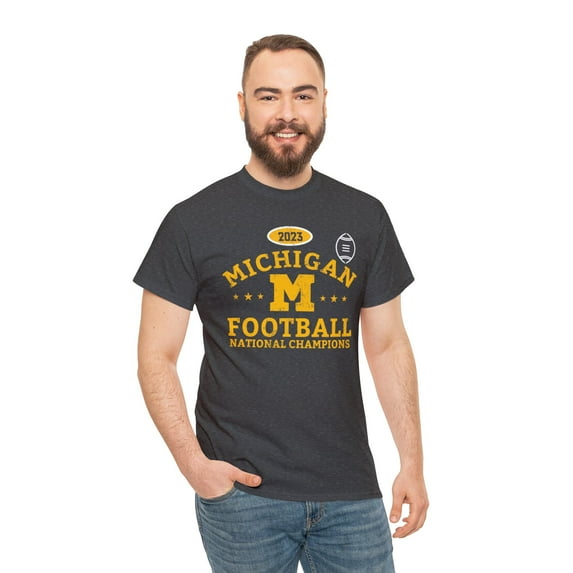 2023-24 Michigan Football national champions-Unisex Heavy Cotton Tee