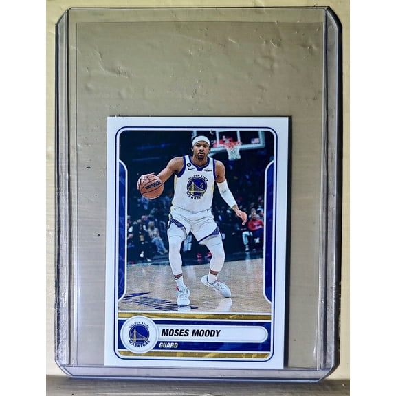 2023-24 Moses Moody Panini NBA Basketball #329 Sticker Golden State Warriors