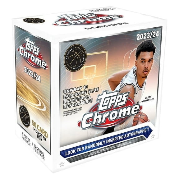 2023-24 NBA Topps Chrome Basketball Monster Box!