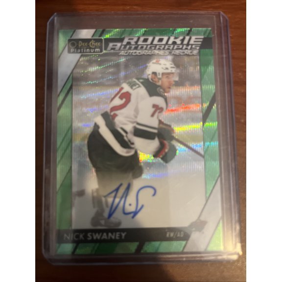 2023-24 O-PEE-CHEE PLATINUM NICK SWANEY #R-NS Emerald Rookie Upper Deck