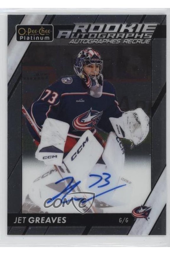 2023-24 O-Pee-Chee Platinum - Rookie Autographs Jet Greaves #R-GR [None] Rookie