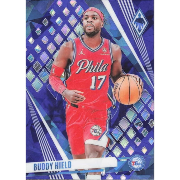 2023-24 PANINI PHOENIX PHOENIX BLUE ICE #158 BUDDY HIELD PHILADELPHIA 76ERS