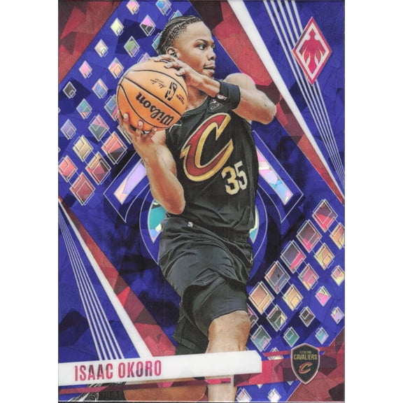 2023-24 PANINI PHOENIX PHOENIX BLUE ICE #22 ISAAC OKORO CLEVELAND CAVALIERS