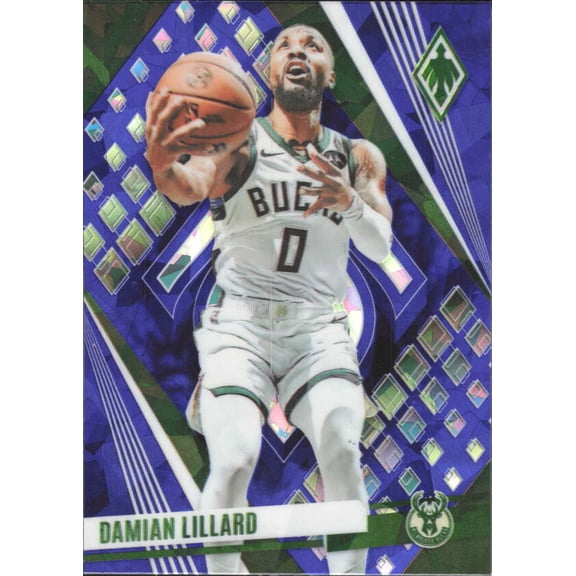 2023-24 PANINI PHOENIX PHOENIX BLUE ICE #79 DAMIAN LILLARD MILWAUKEE BUCKS