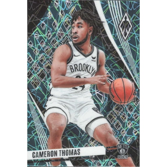 2023-24 PANINI PHOENIX PHOENIX TEAL LAZER #192 CAMERON THOMAS BROOKLYN NETS