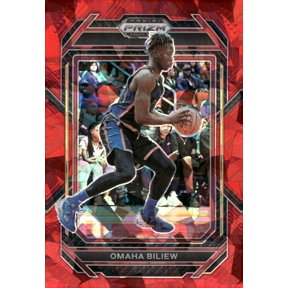 2023-24 PANINI PRIZM DRAFT PICKS PRIZMS RED ICE #23 OMAHA BILIEW IOWA STATE CYCLONES