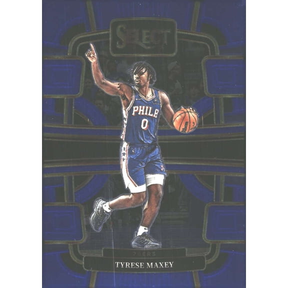 2023-24 PANINI SELECT BLUE #44 TYRESE MAXEY CONCOURSE PHILADELPHIA 76ERS