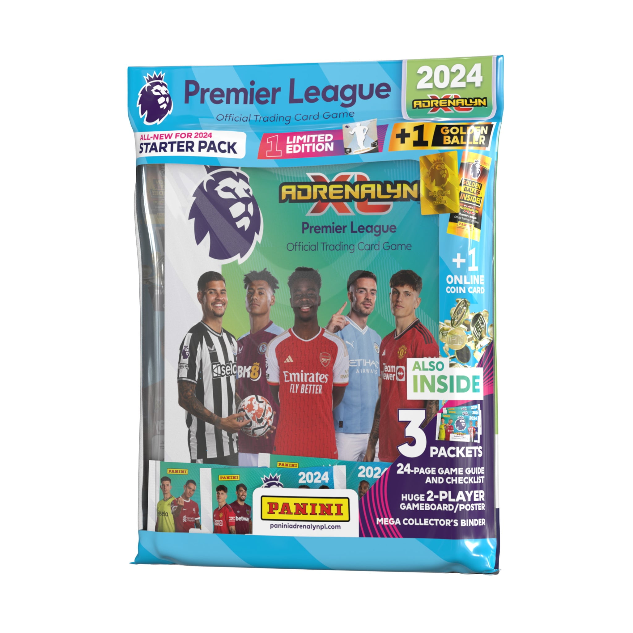  Panini Premier League 2023/24 Adrenalyn XL Pocket Tin, Mixed :  Sports & Outdoors