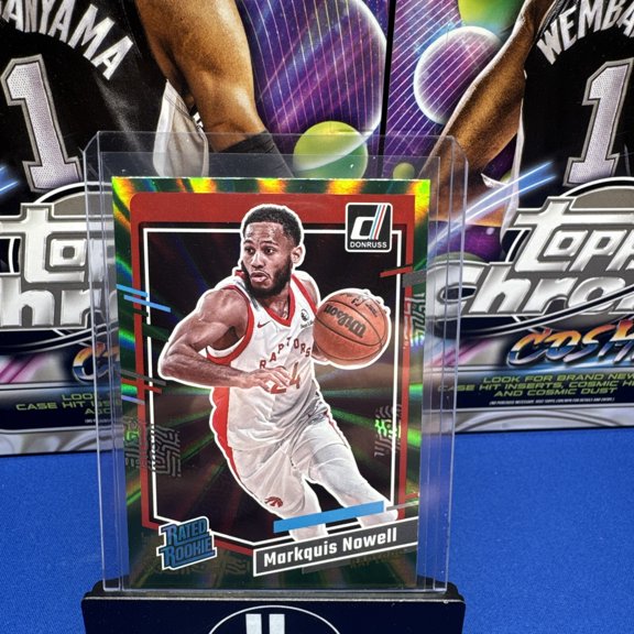 2023-24 Panini Donruss Markquis Nowell #238 Holo Green Laser Parallel/Variety Rookie Base Set