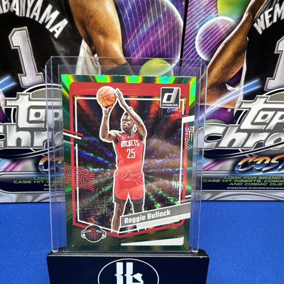 2023-24 Panini Donruss Reggie Bullock #176 Holo Green Laser Parallel/Variety Base Set