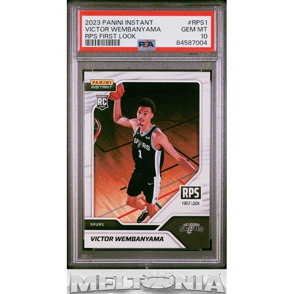 2023-24 Panini Instant NBA RPS First Look Victor Wembanyama #RPS-1 RC PSA 10