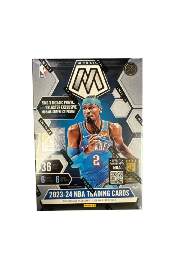 2023-24 Panini Mosaic Basketball Hobby Blaster Box (Green Ice Prizms)