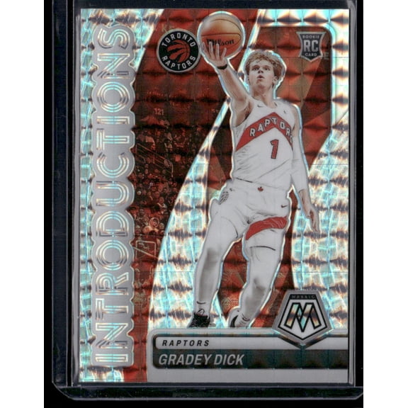 2023-24 Panini Mosaic Gradey Dick #6 Silver Mosaic RC