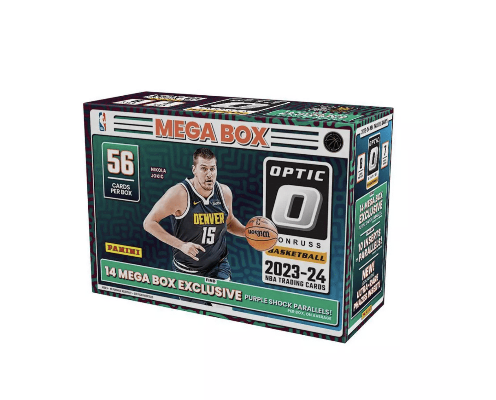 2023-24 Panini NBA Basketball Donruss Optics Trading Cards Mega Box