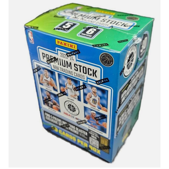 2023-24 Panini NBA Hoops Premium Stock Basketball Factory Sealed Blaster Box 30 Cards