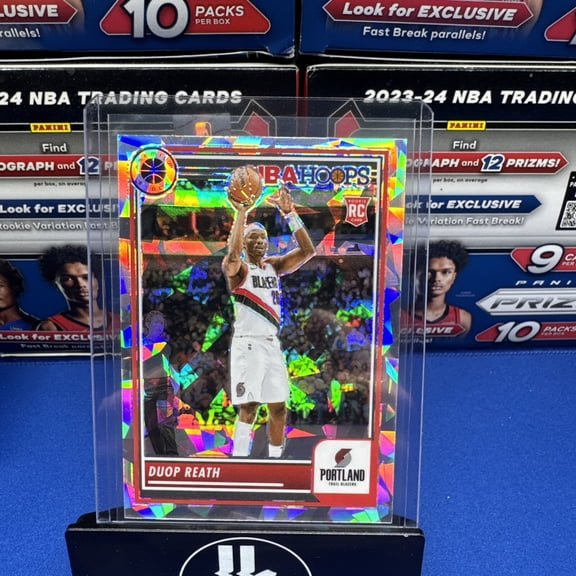 2023-24 Panini Nba Hoops Premium Stock Duop Reath #111 Ice Prizm Parallel/Variety Rookie Base Set