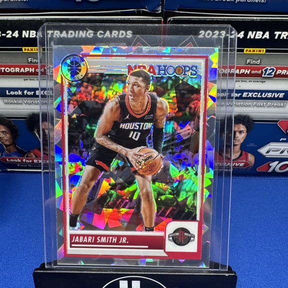 2023-24 Panini Nba Hoops Premium Stock Jabari Smith Jr. #71 Ice Prizm Parallel/Variety Base Set