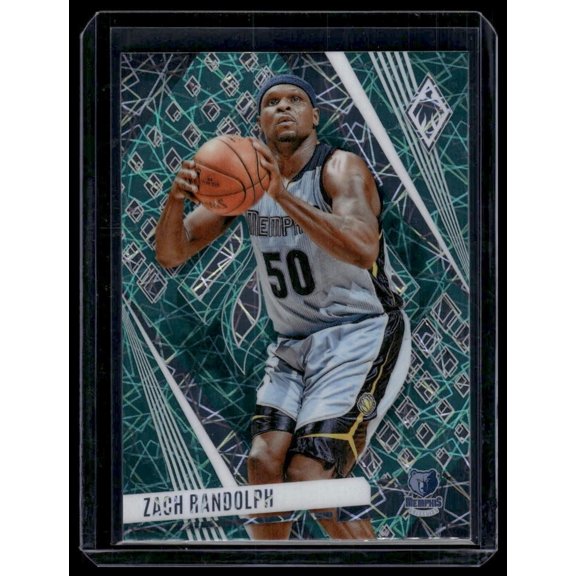 2023-24 Panini Phoenix Phoenix Teal Lazer Zach Randolph #180 Memphis Grizzlies Basketball Card