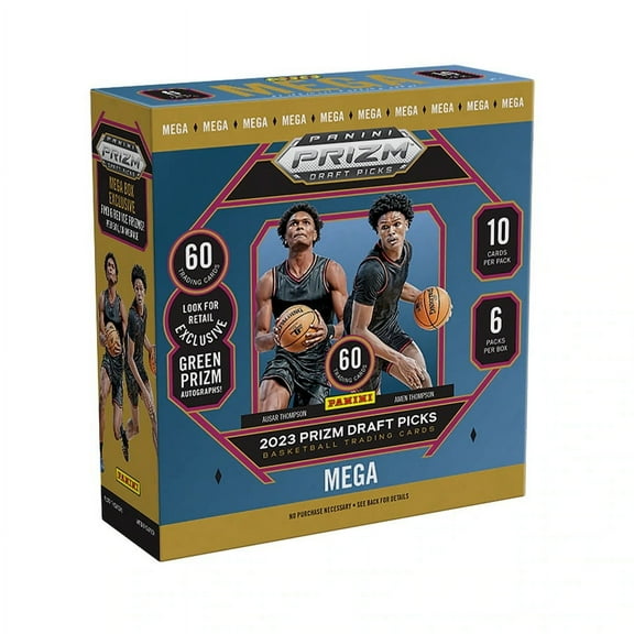 2023-24 Panini Prizm Draft Picks Basketball Mega Box Trading Cards