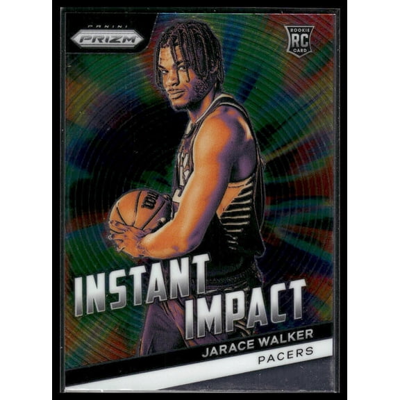 2023-24 Panini Prizm Jarace Walker Indiana Pacers Instant Impact #16 Basketball Card