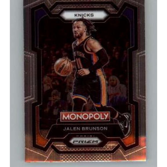 2023-24 Panini Prizm Monopoly #59 Jalen Brunson New York Knicks  NBA Basketball Base Trading Card