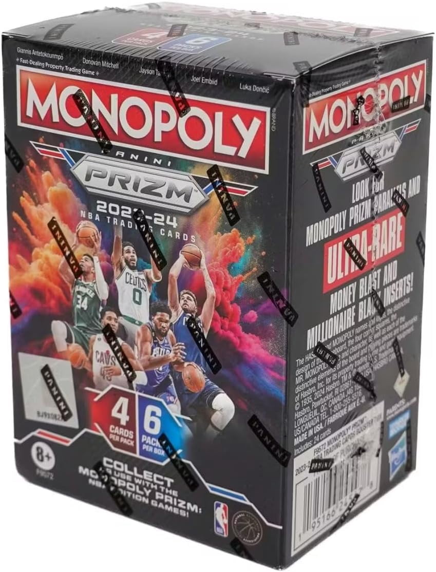 2023-24 Panini Prizm Monopoly Basketball 6-Pack Blaster Box (White ...