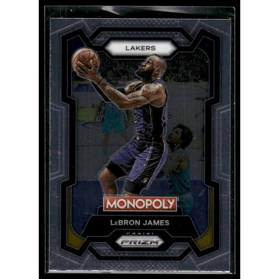 2023-24 Panini Prizm Monopoly LeBron James #40 Los Angeles Lakers NBA BASKETBALL Trading Card