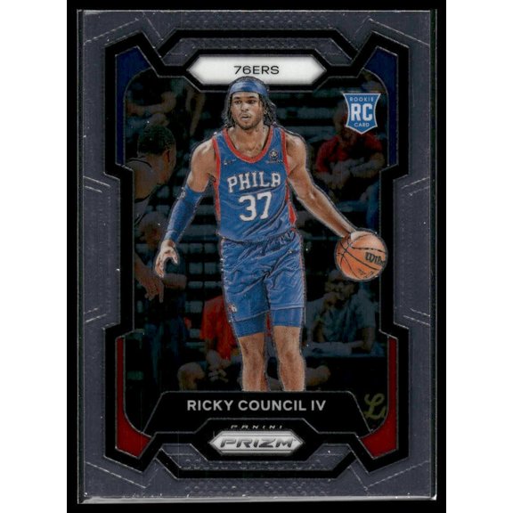 2023-24 Panini Prizm Ricky Council IV #294 RC Philadelphia 76ers NBA BASKETBALL Trading Card