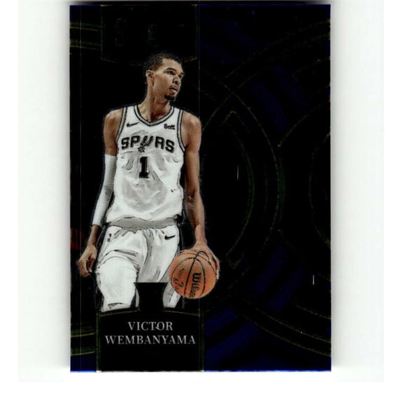 2023-24 Panini Select Blue #121 Victor Wembanyama Premier Level San Antonio Spurs RC Rookie NBA Basketball Trading Card